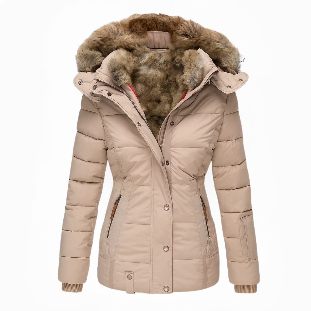 Evelyn | Faux Fur-Lined Winter Coat