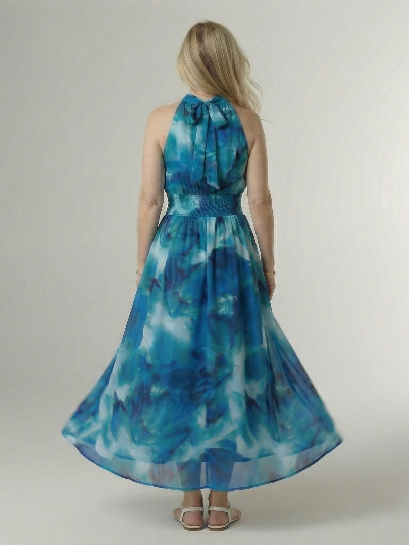 Abigail | Midi Halter Dress