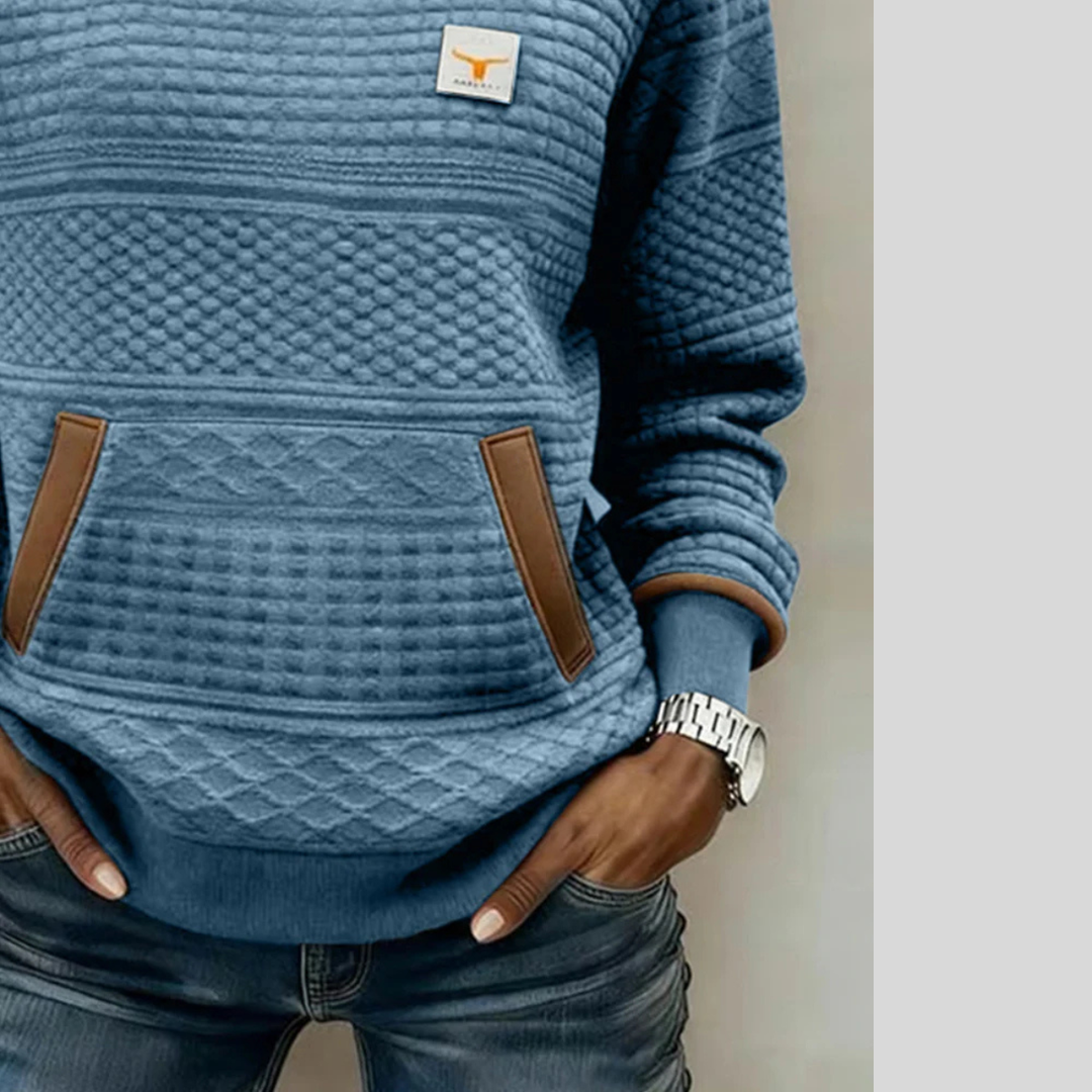 Talinae | Crew Neck Colorblock Sweatshirt
