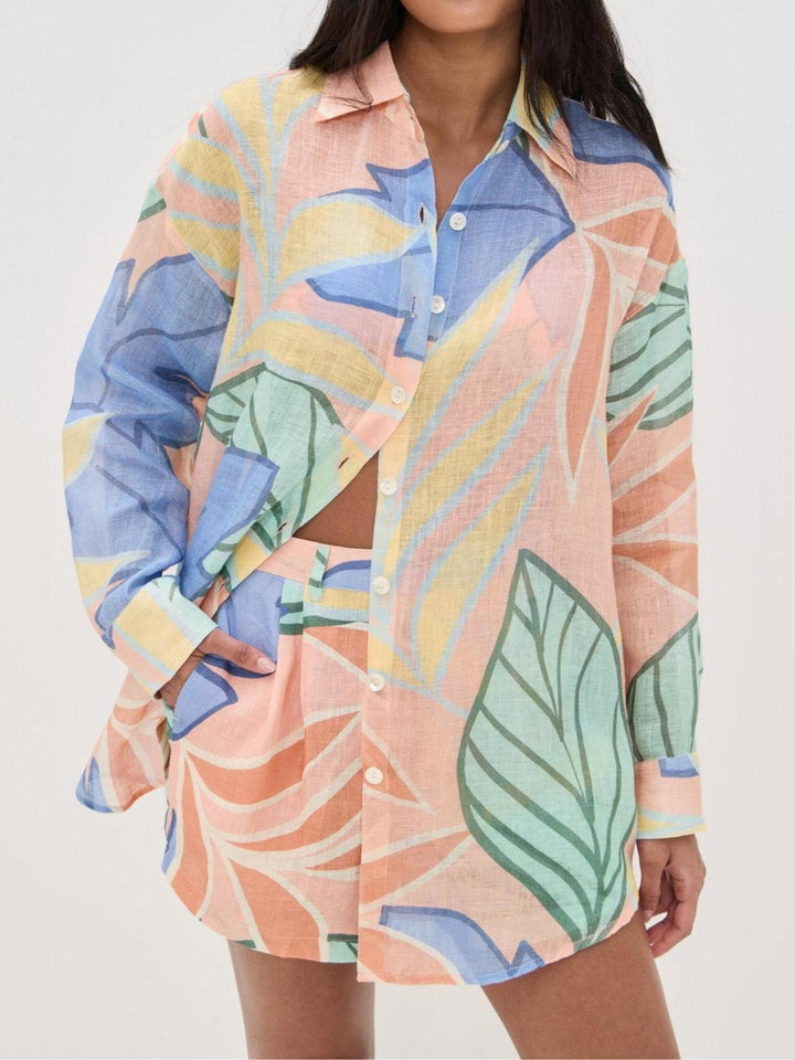 Hailey | Breezy Tropical Short Set