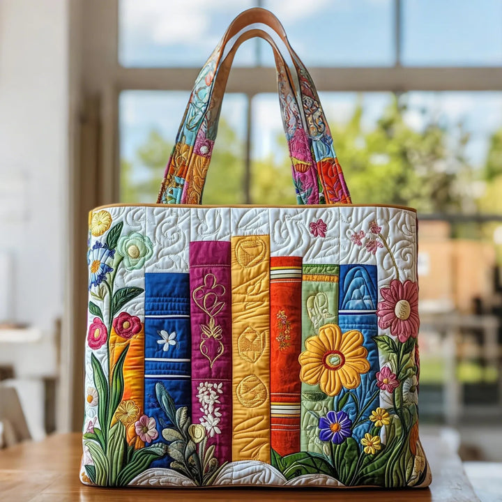 Alona | Books Print Handmade Bag