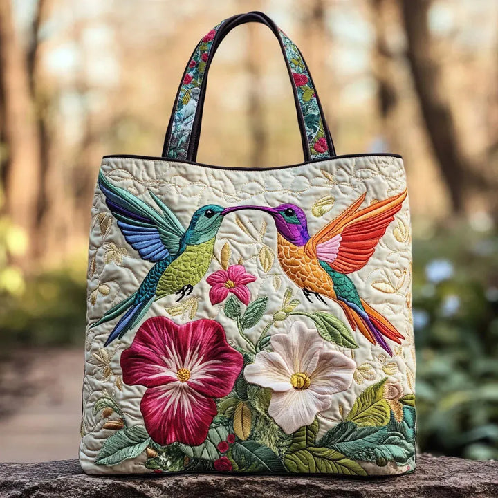 Nadine | Love Birds Print Handmade Bag