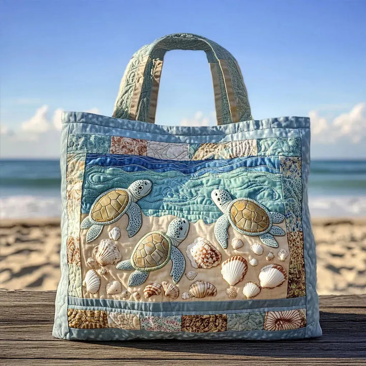 Emely | Sea Turtles Print Handmade Bag