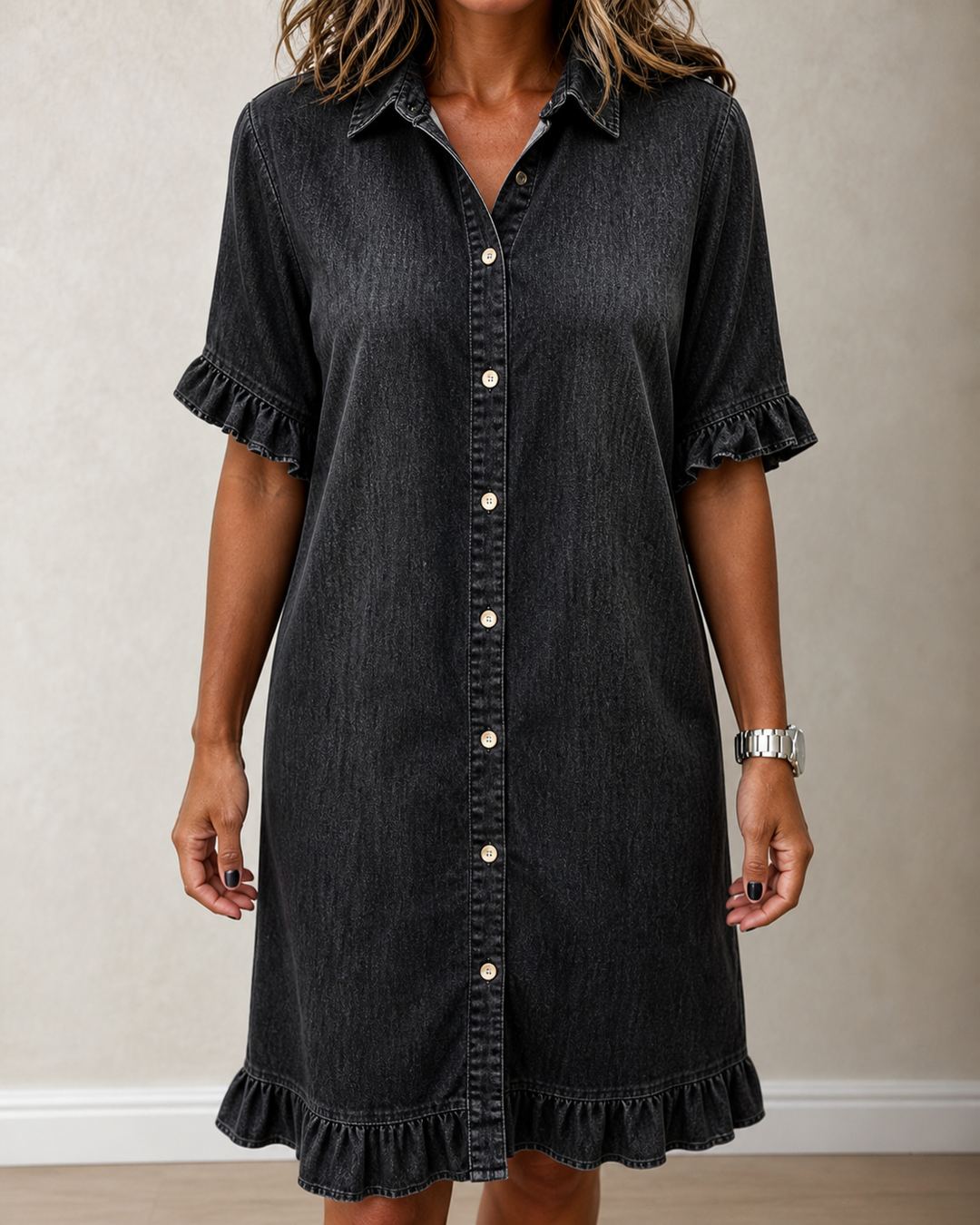 Lilian | Everyday Denim Midi Dress