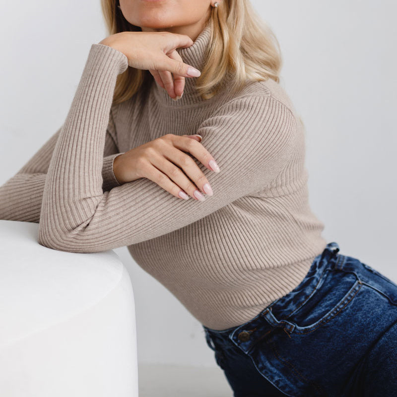 Maeva | Ribbed Turtleneck Jumper