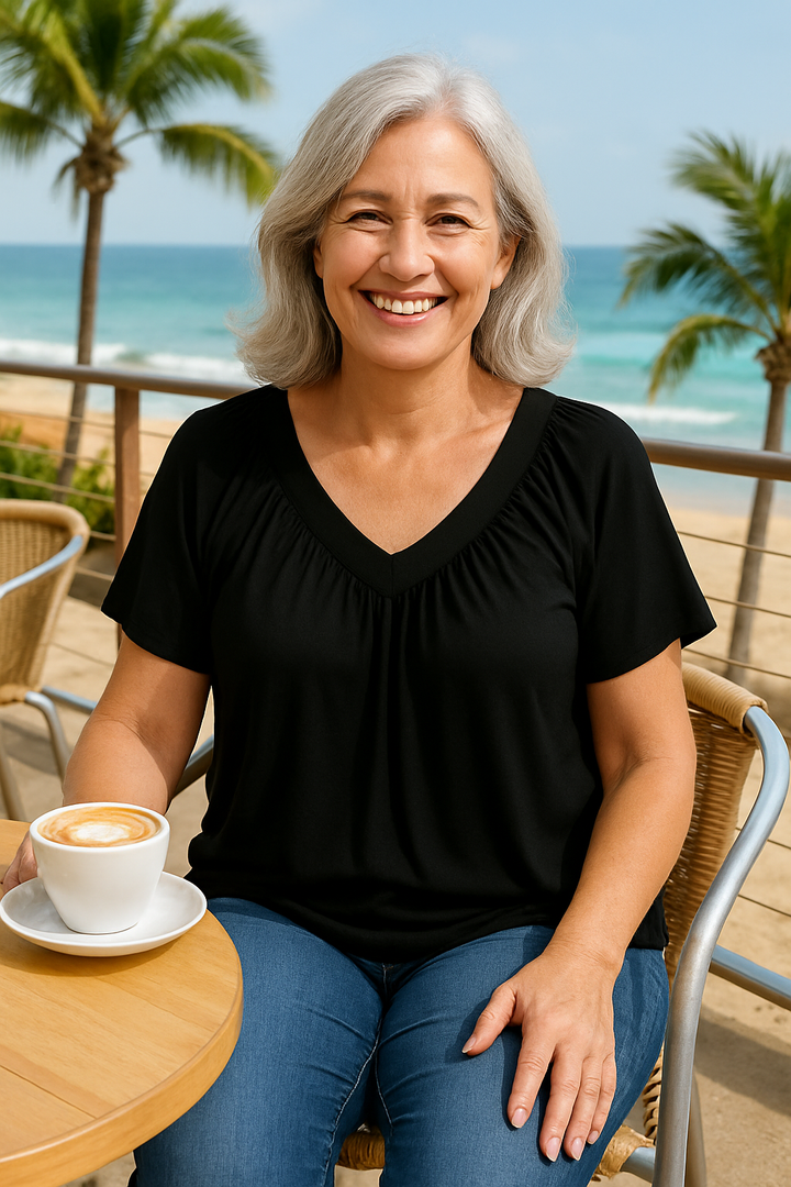 Maris| Luxe Comfort Top – Flattering Ease for Every Day (S-3XL)