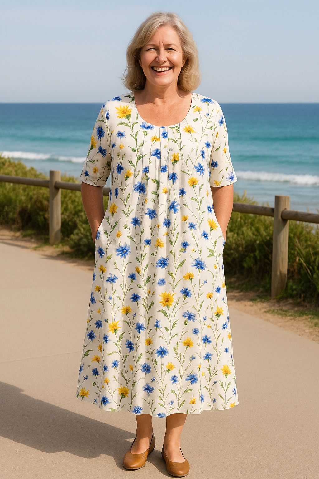 Ivryrose | Dress - Elegant Flow – Tummy-friendly design