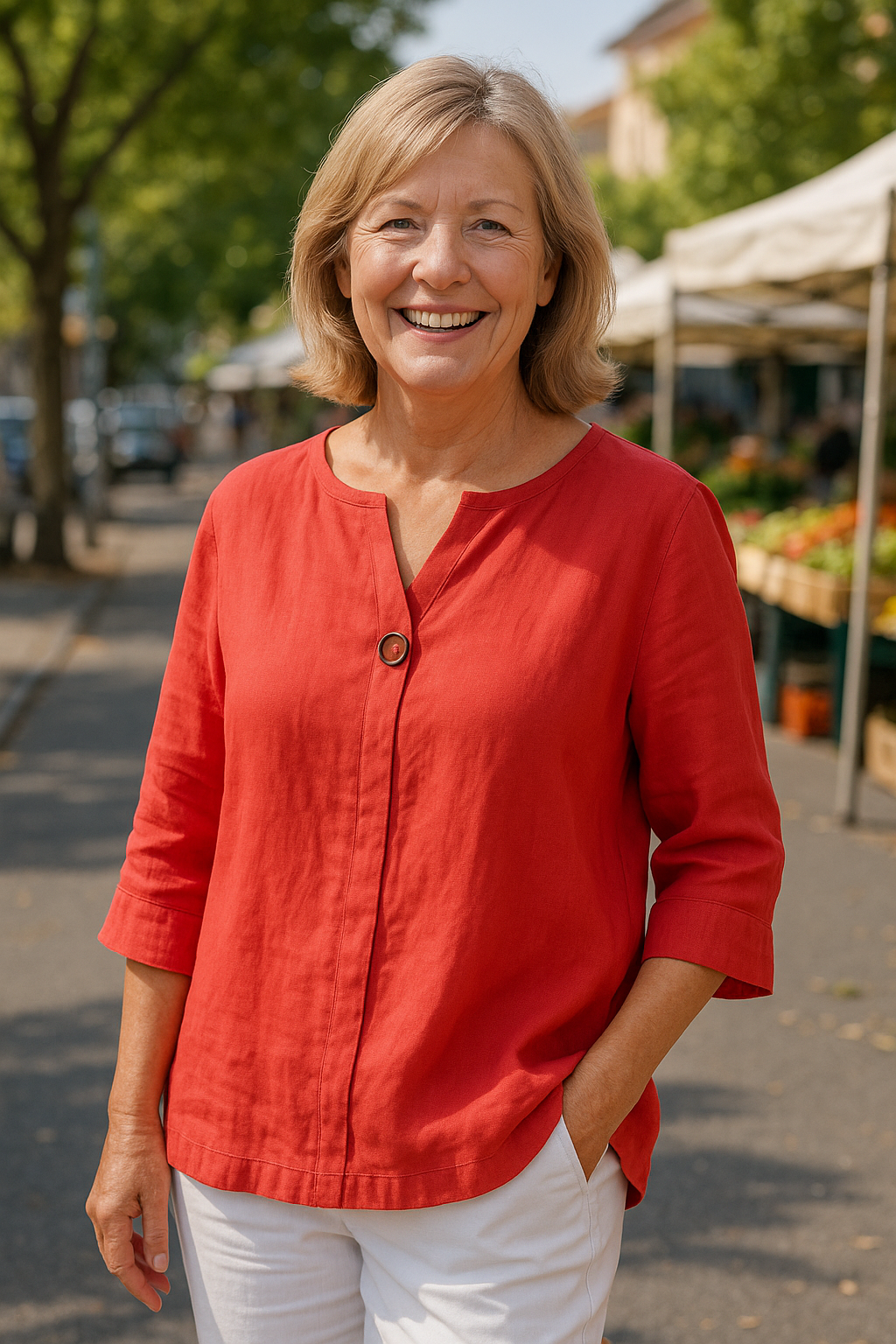 Simone | Blouse - Light. Flattering. Made for real women (S-3XL)