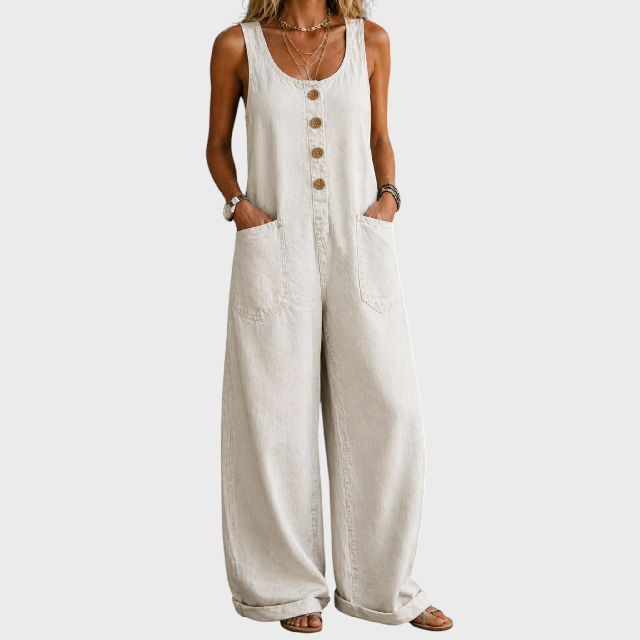 Willy | Vintage Mosott Cotton Denim Overalls