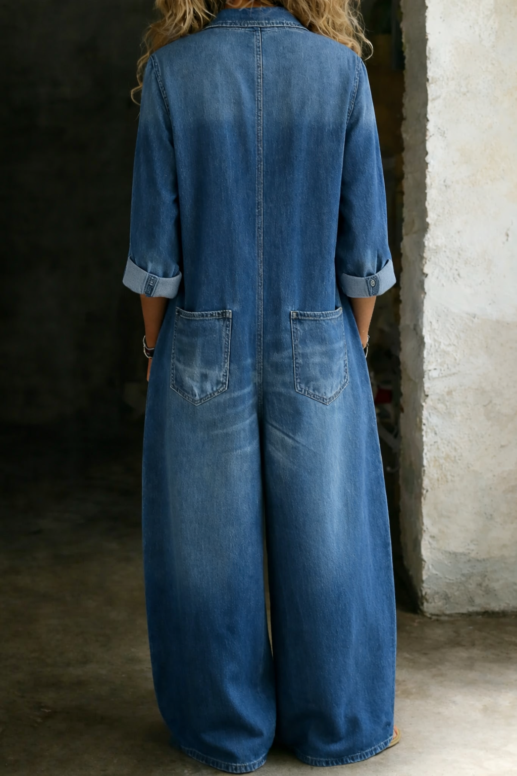 Camille | Chic Comfort Denim Overall