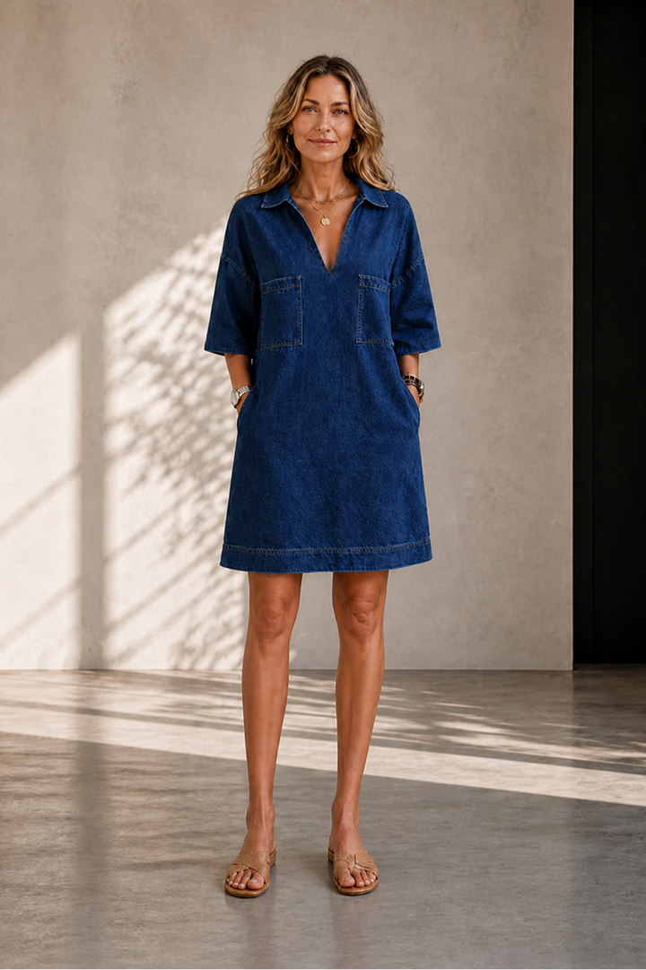 Jade | Everyday Denim Midi Dress