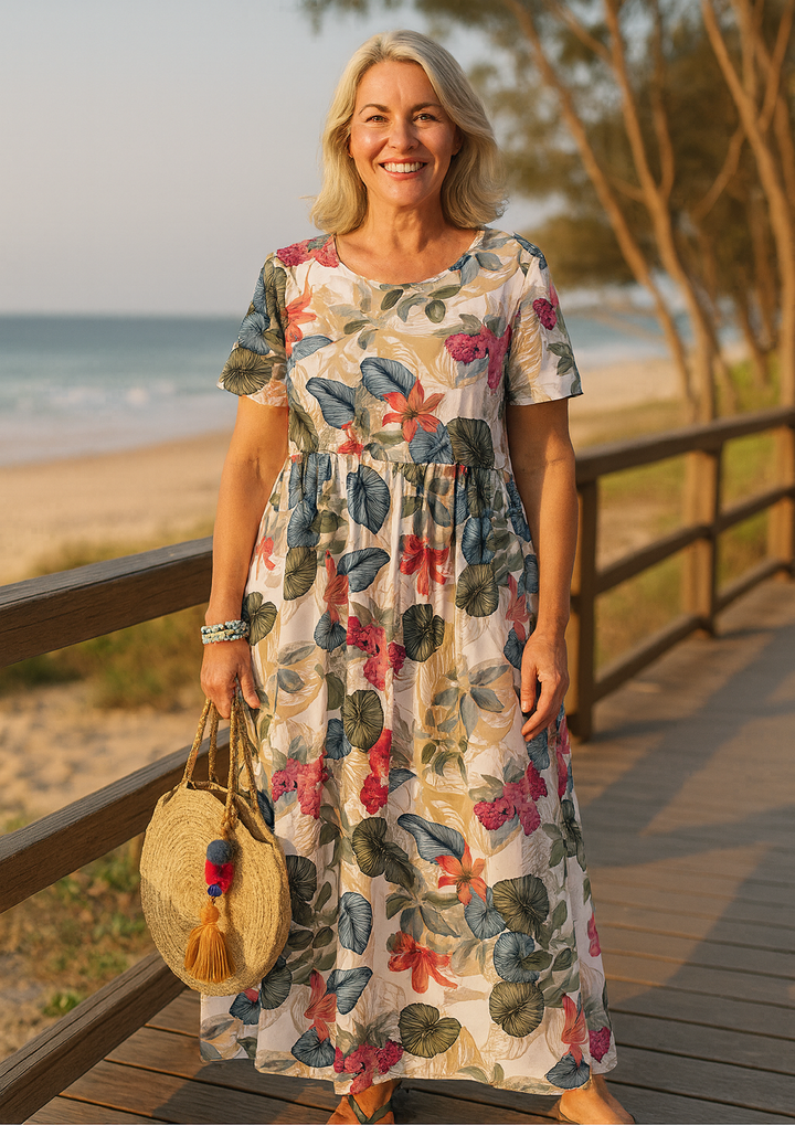 Masie | Breezy Floral Maxi Dress – Where Comfort Meets Confidence (S-3XL)