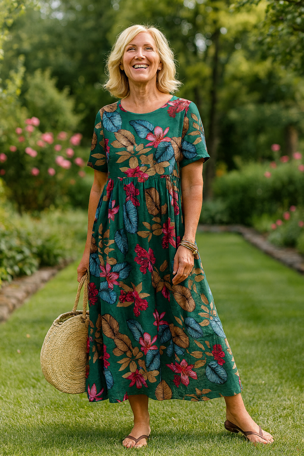 Masie | Breezy Floral Maxi Dress – Where Comfort Meets Confidence (S-3XL)