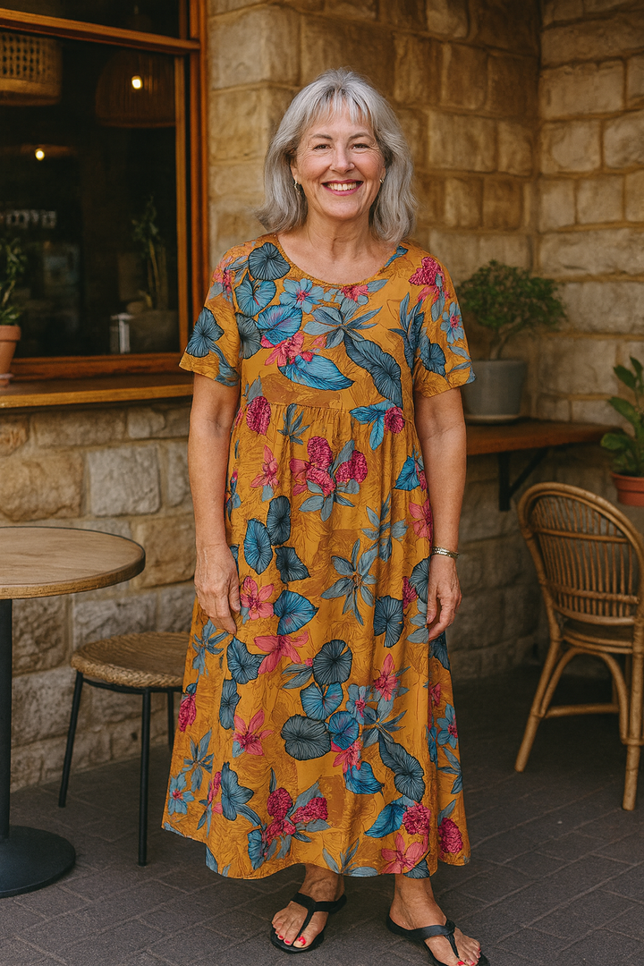 Masie | Breezy Floral Maxi Dress – Where Comfort Meets Confidence (S-3XL)