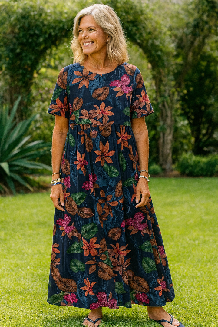 Masie | Breezy Floral Maxi Dress – Where Comfort Meets Confidence (S-3XL)