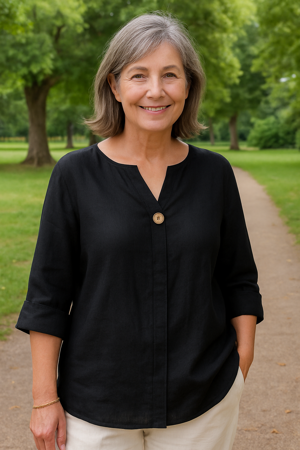 Simone | Blouse - Light. Flattering. Made for real women (S-3XL)