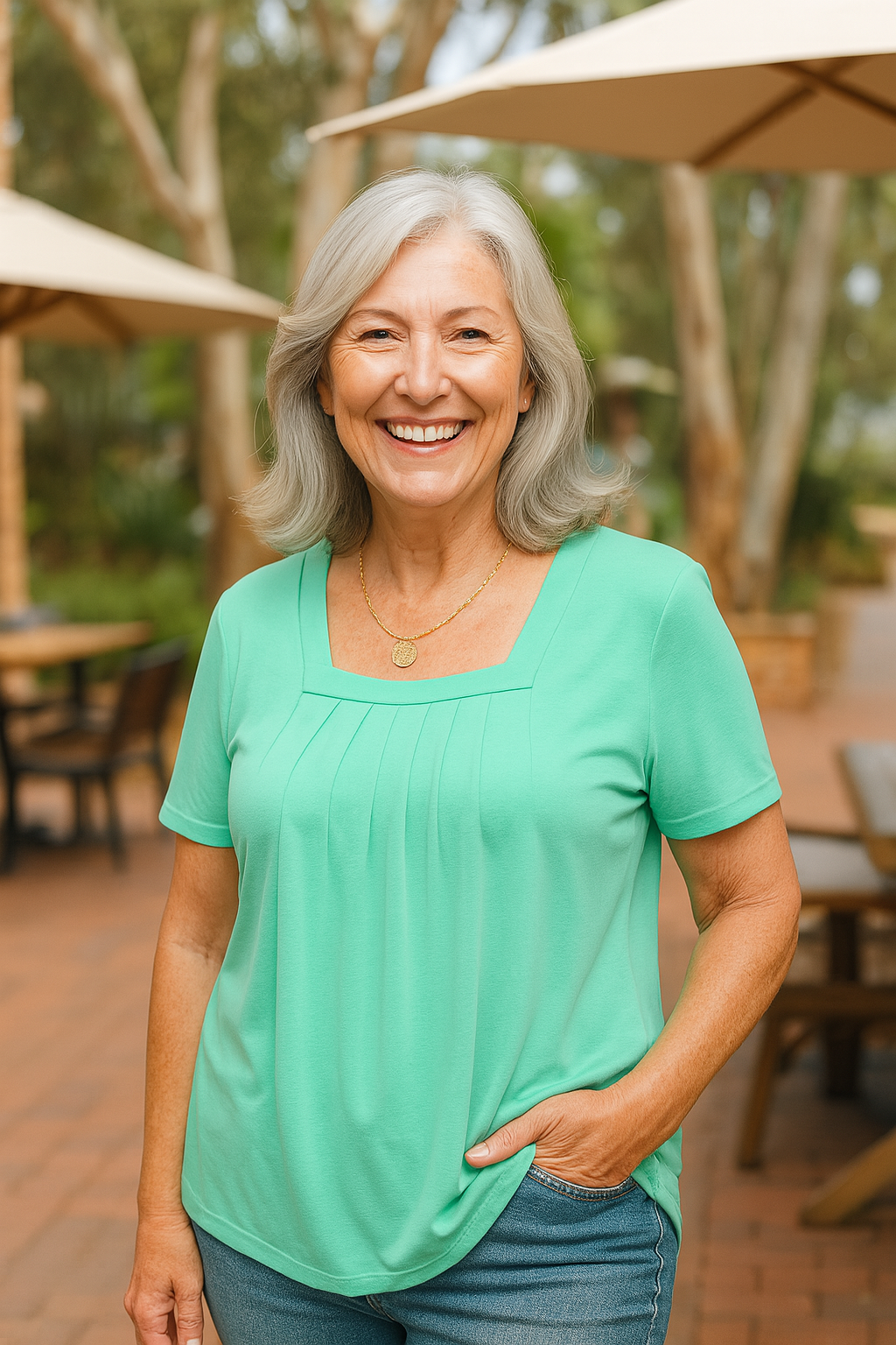 Colleen | Pleated Comfort Top - Everyday confidence (S-3XL)