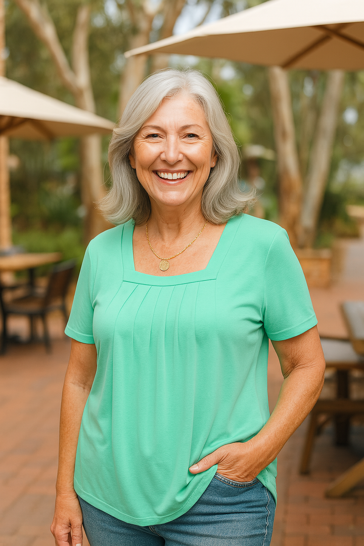 Colleen | Pleated Comfort Top - Everyday confidence (S-3XL)