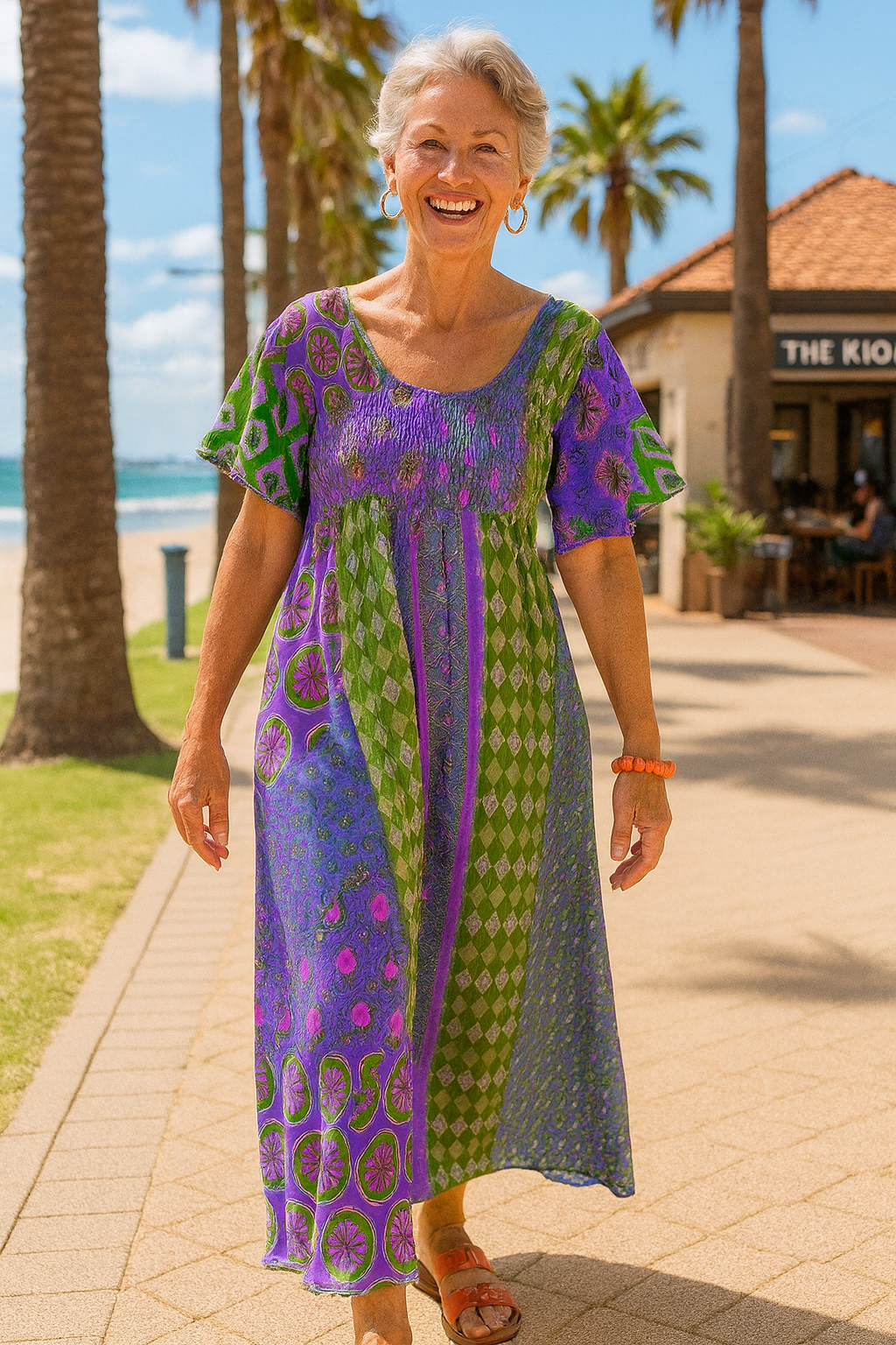 Althea | Comfort Maxi Dress – Flattering Ease for Every Day
