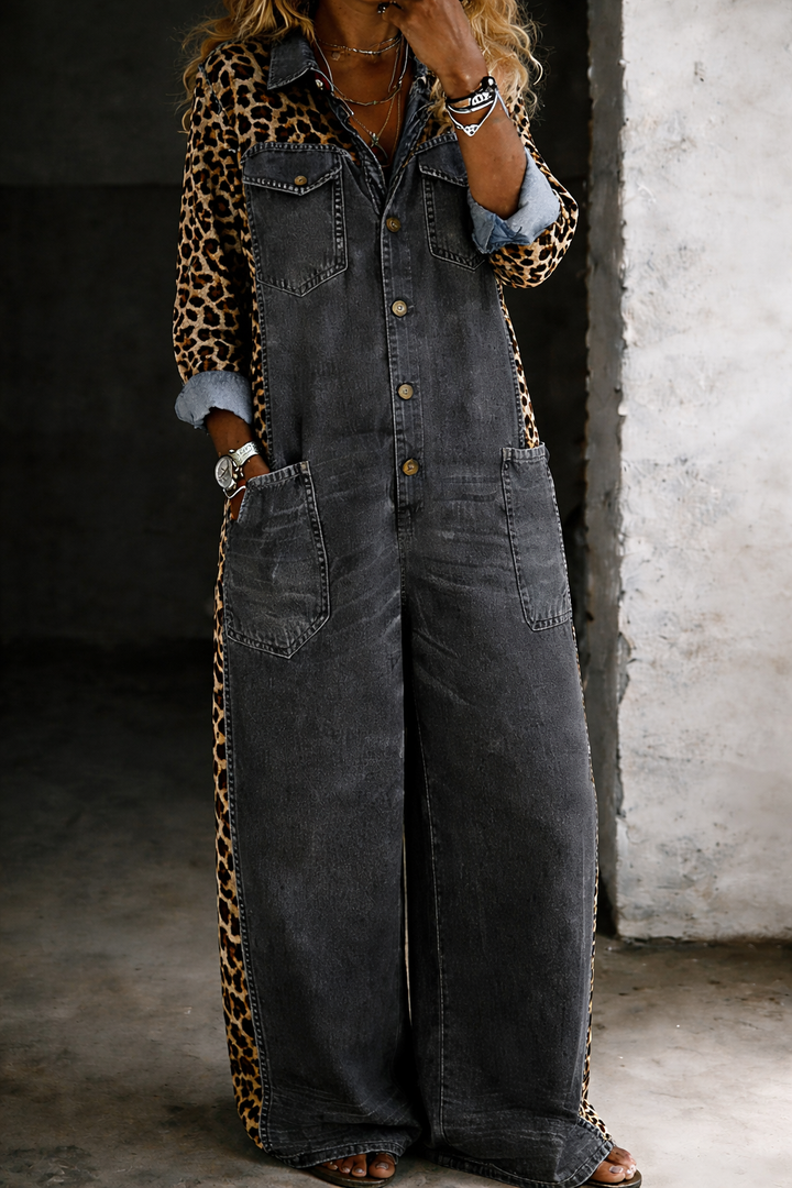 Sienna | Modern Relaxed Denim Jumpsuit
