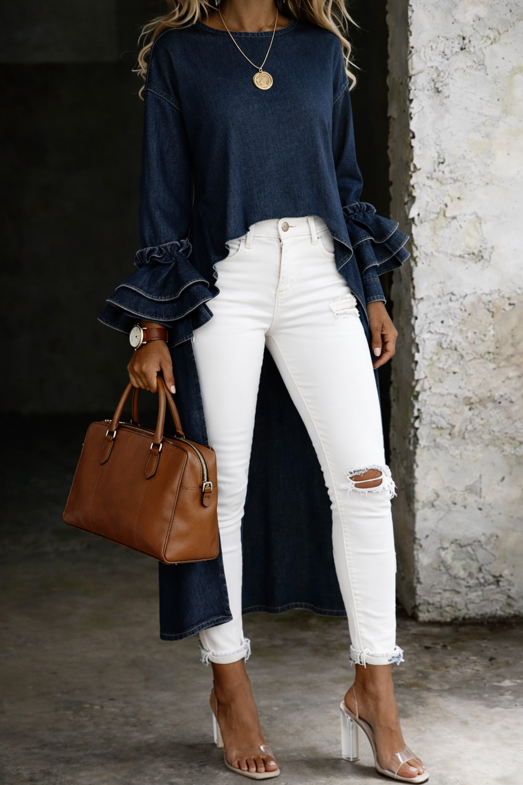 Hazel | Loose Fit Everyday Denim Shirt