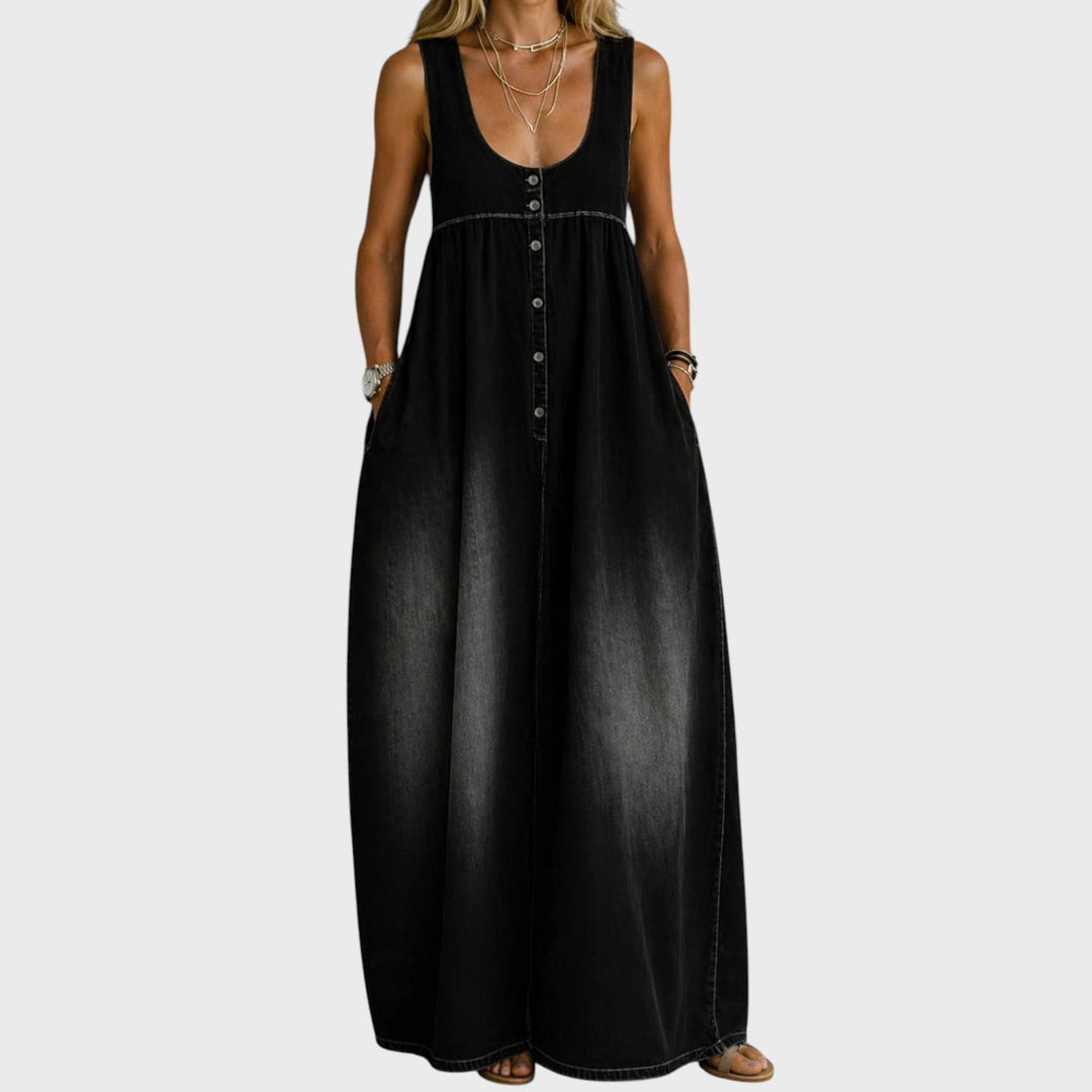 Veronica | Loose Farmer Vest Dress
