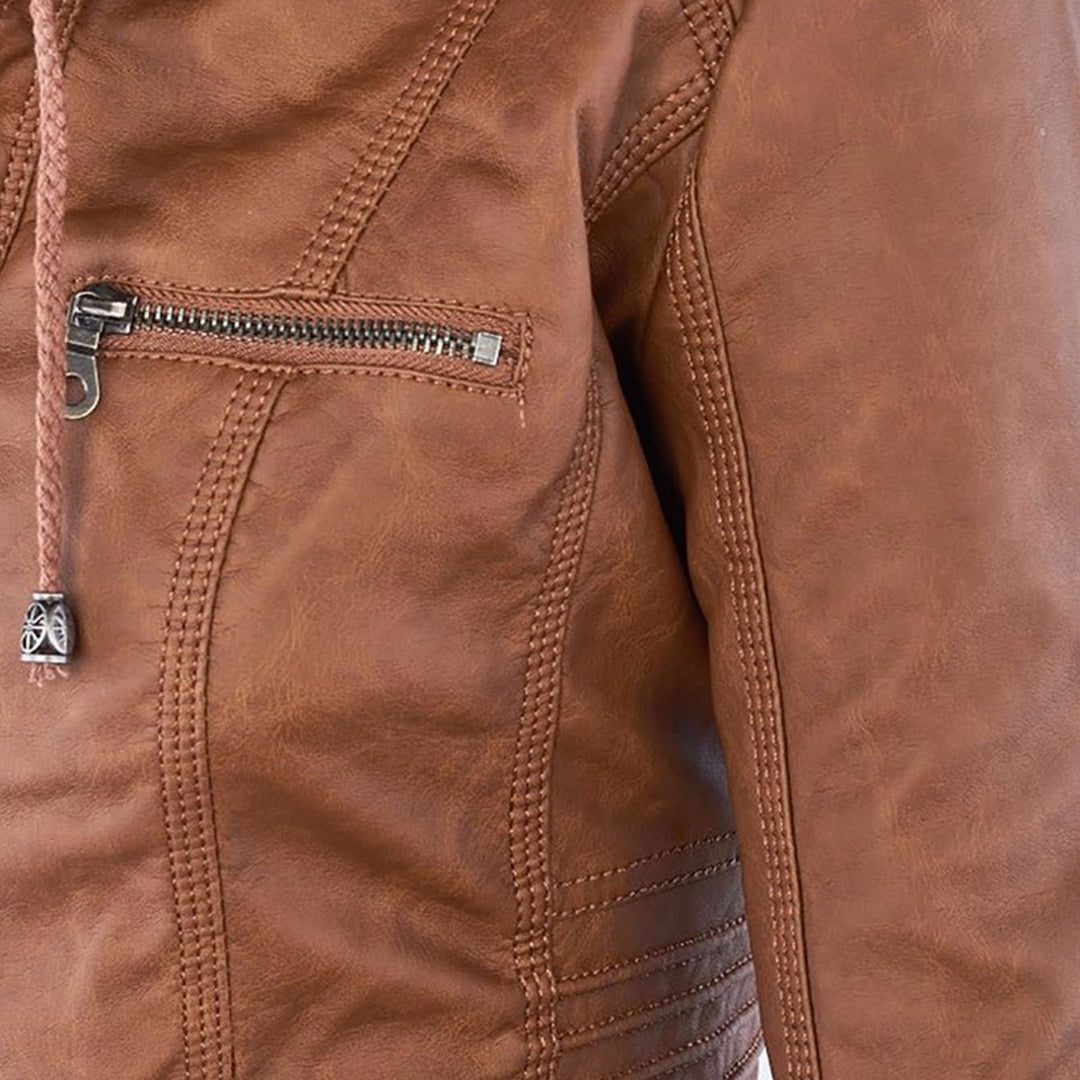 Sophie | Durable and Elegant Leather Jacket