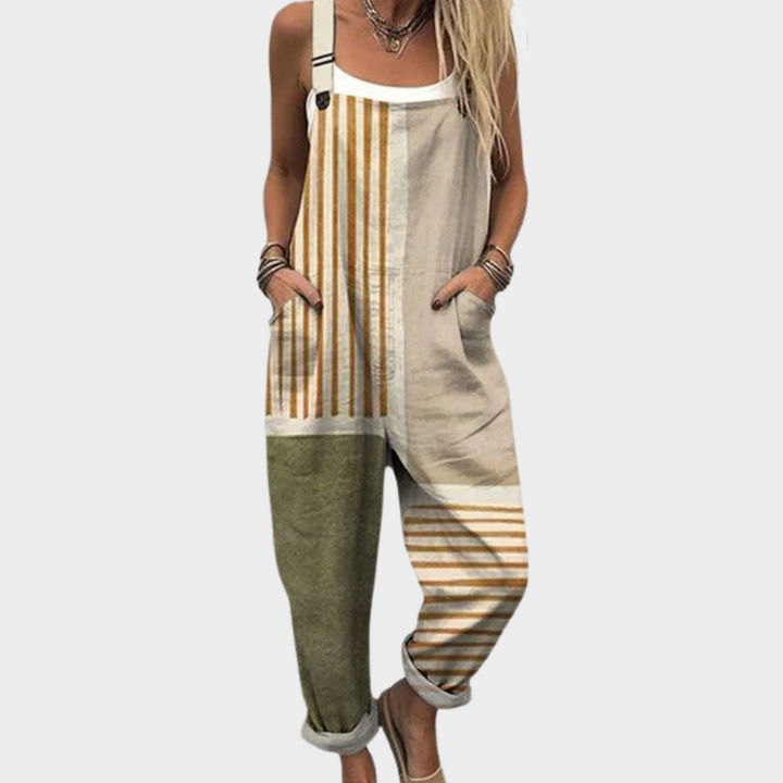 Patricia | Comfortable Printed Overalls