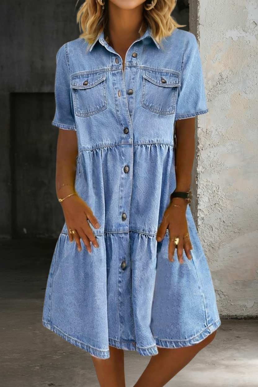 Sophia | Everyday Denim Midi Dress