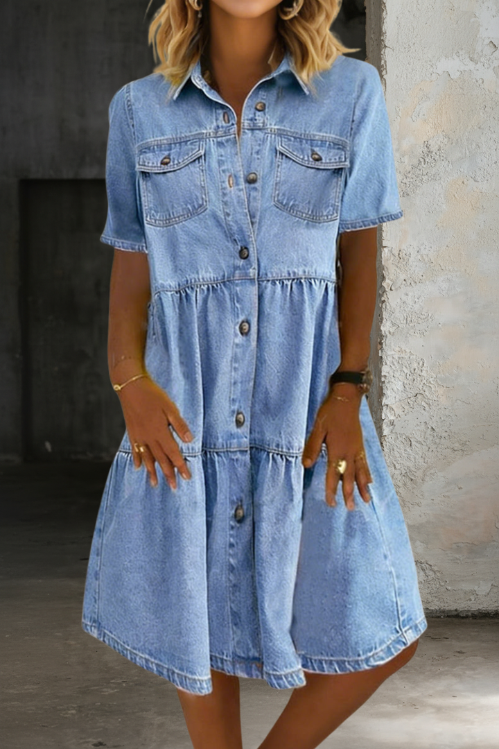 Sophia | Everyday Denim Midi Dress