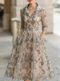 Ellie |  Classic Graceful Midi Dress