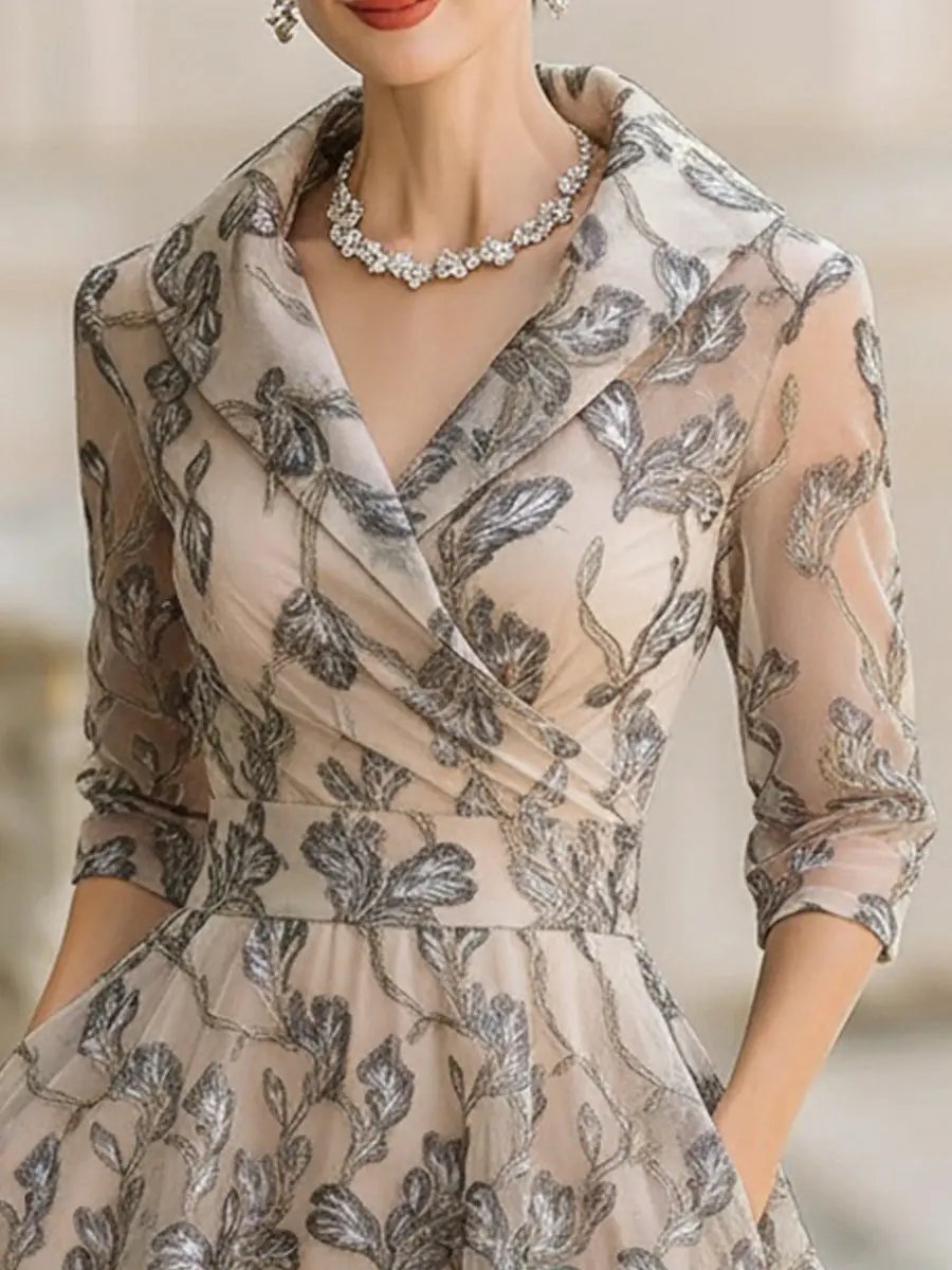 Ellie |  Classic Graceful Midi Dress
