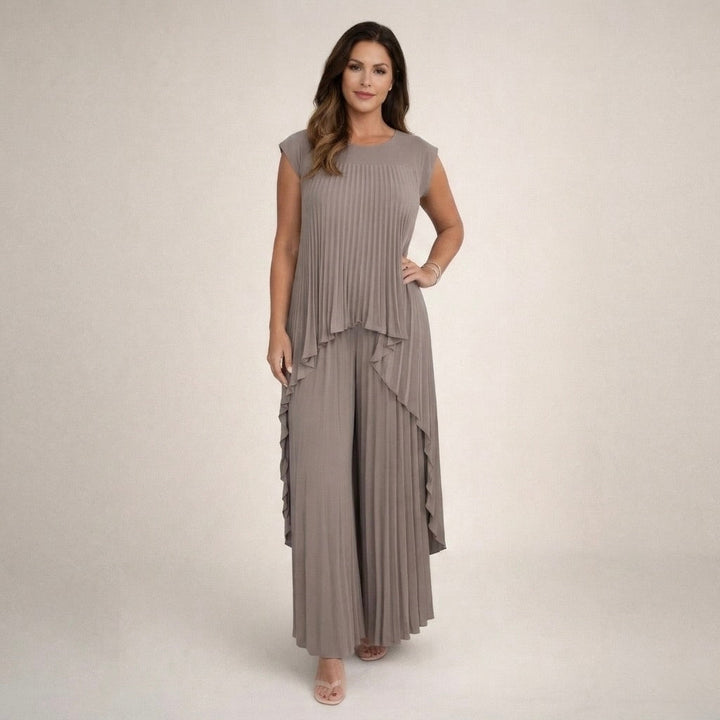 Halina | Elegant Pleated Set