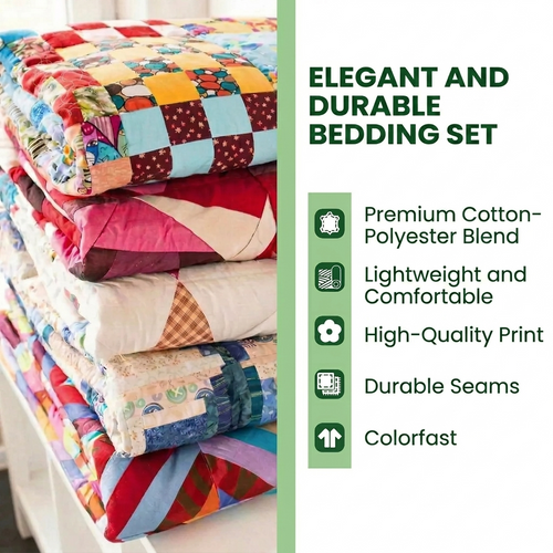 3-Piece Quilted Bedding Set - Aloha Spirit