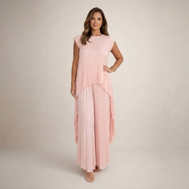 Halina | Elegant Pleated Set