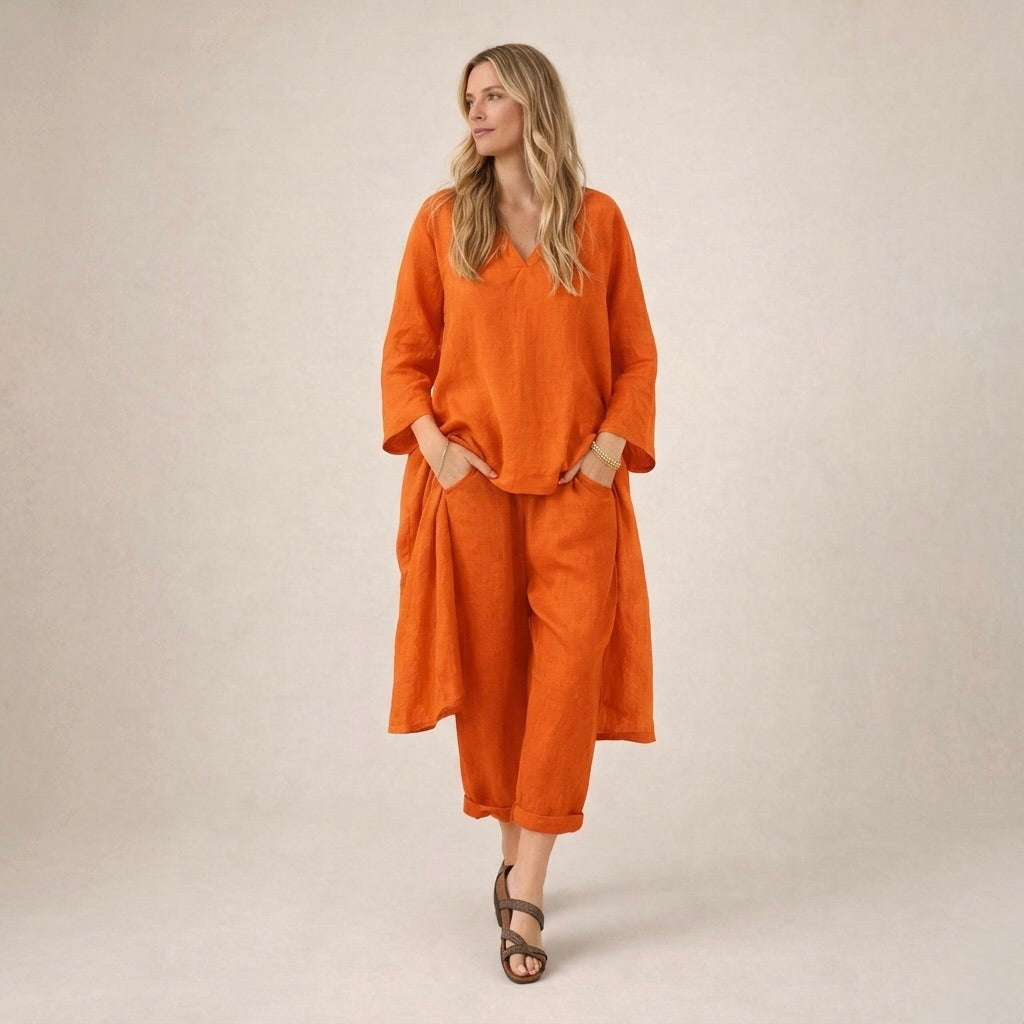 Marianne | Loose Linen Set
