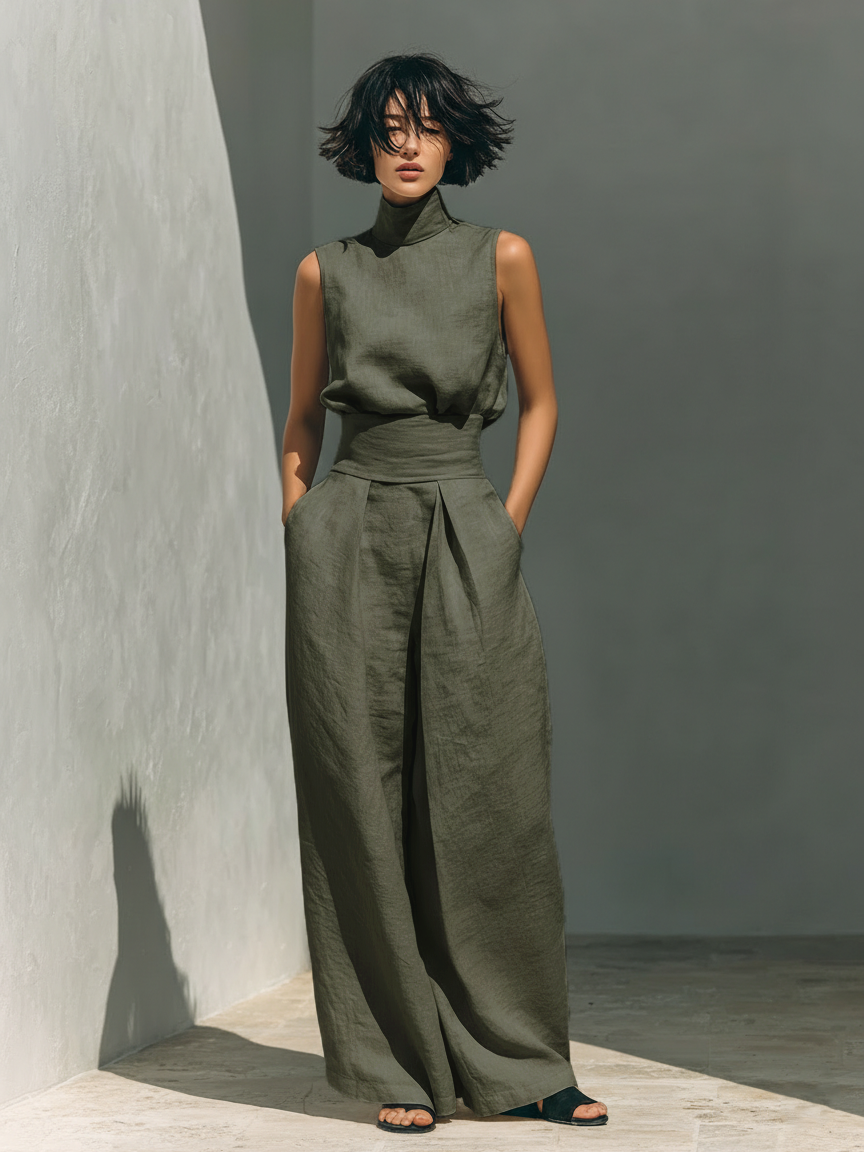 Maria | Minimalist Linen Set