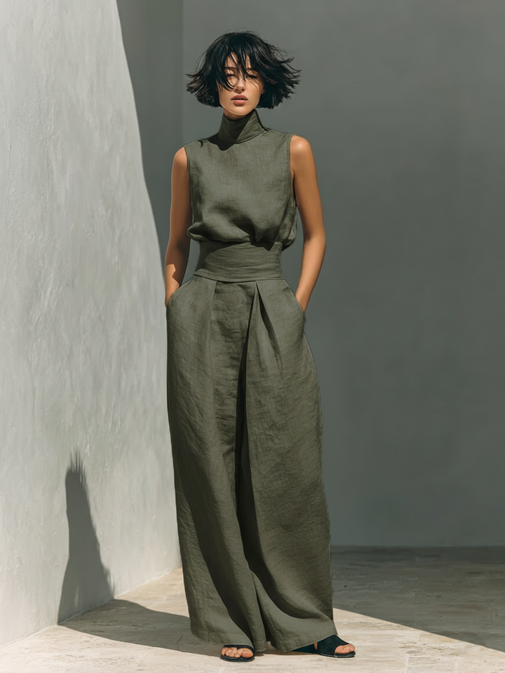Maria | Minimalist Linen Set