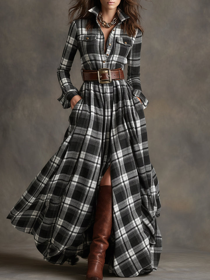 Arlette | Belted Shirt Dress