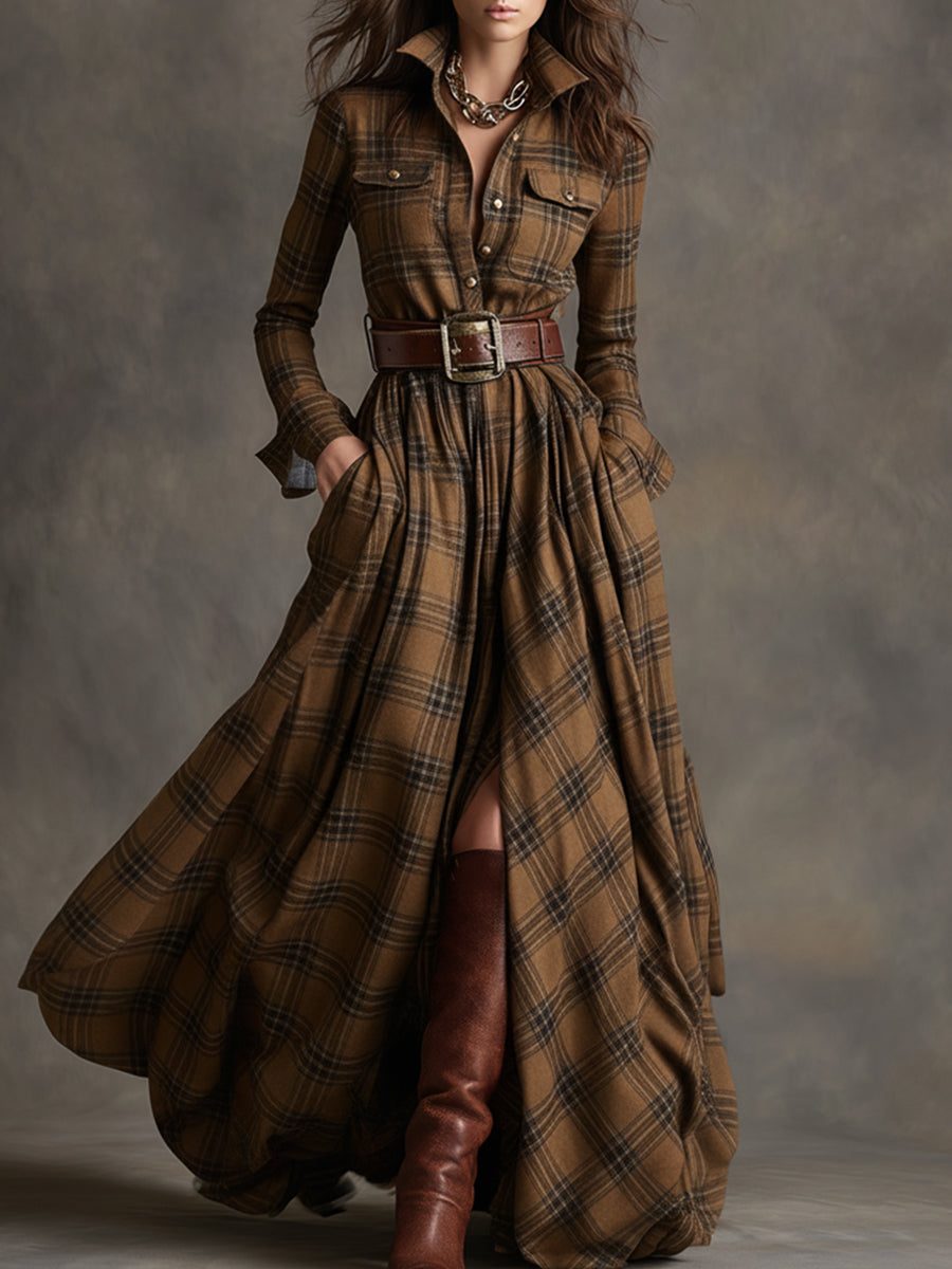 Arlette | Belted Shirt Dress