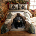 3-Piece Quilted Bedding Set - Holiday Retreat