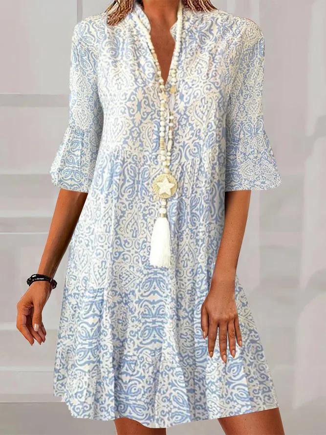 Alina | Elegant Boho Mini Dress