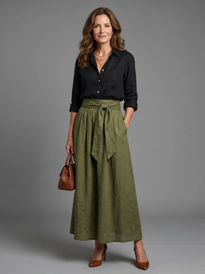 Charlotte | Two-Piece Set with Midi Skirt