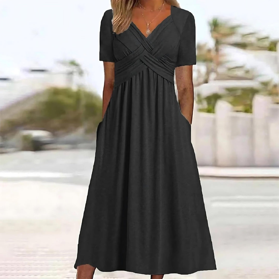 Elisa  | Elegant Midi Dress