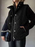 Darcy | Chic Lightweight Button-Up Puffer Vest