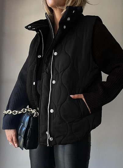 Darcy | Chic Lightweight Button-Up Puffer Vest