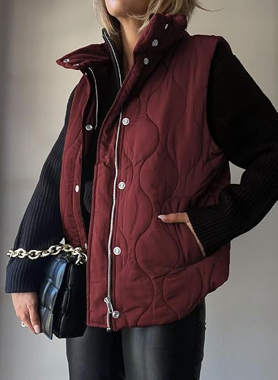 Darcy | Chic Lightweight Button-Up Puffer Vest