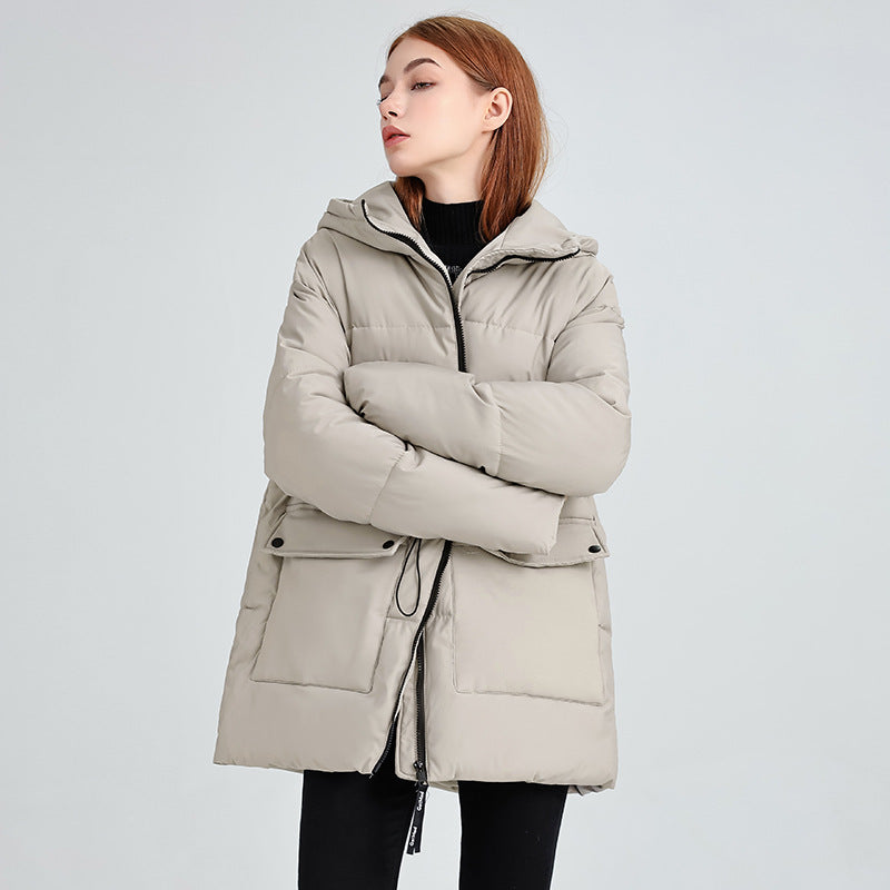 Gwyneth | Comfy Zip-Up Hooded Puffer Jacket