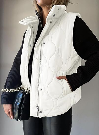 Darcy | Chic Lightweight Button-Up Puffer Vest