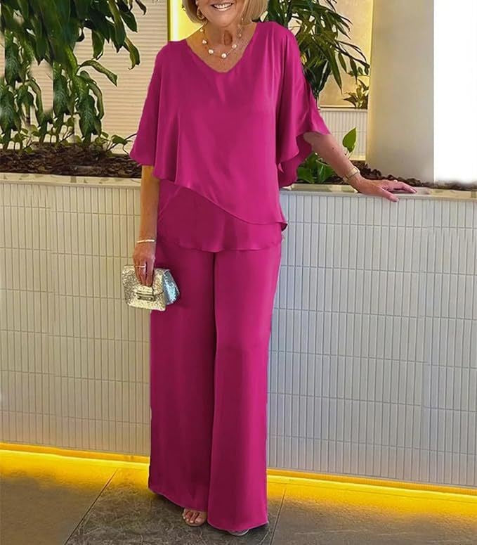 Martha | Two-Piece Set with Wide-Leg Pants